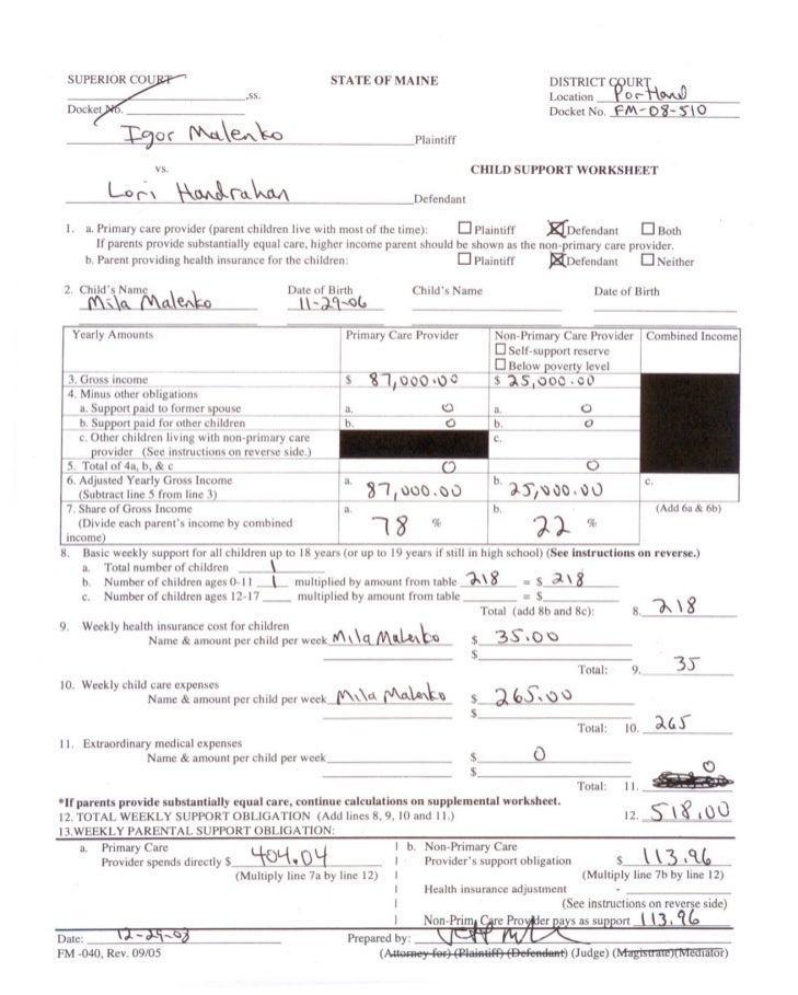 state of maine divorce law